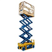 Мини электрический ножничный подъемник