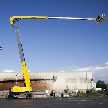 Телескопический ковшовый подъемник